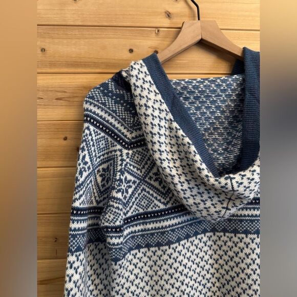 Artesania Size Small Alpaca Wool Blend Handmade Peru Hooded Sweater - Picture 10 of 13